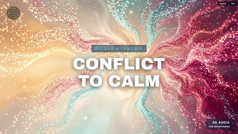 Calm Through Confrontation — guided hypnosis session cover art