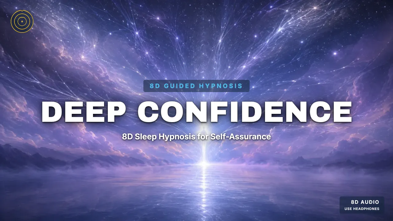 8D Sleep Hypnosis for Deep Confidence — guided hypnosis session cover art