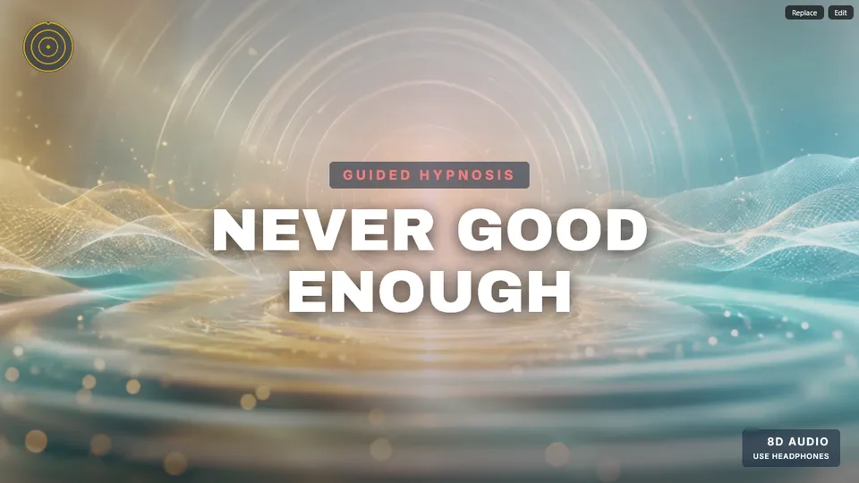 Never Good Enough — guided hypnosis session cover art