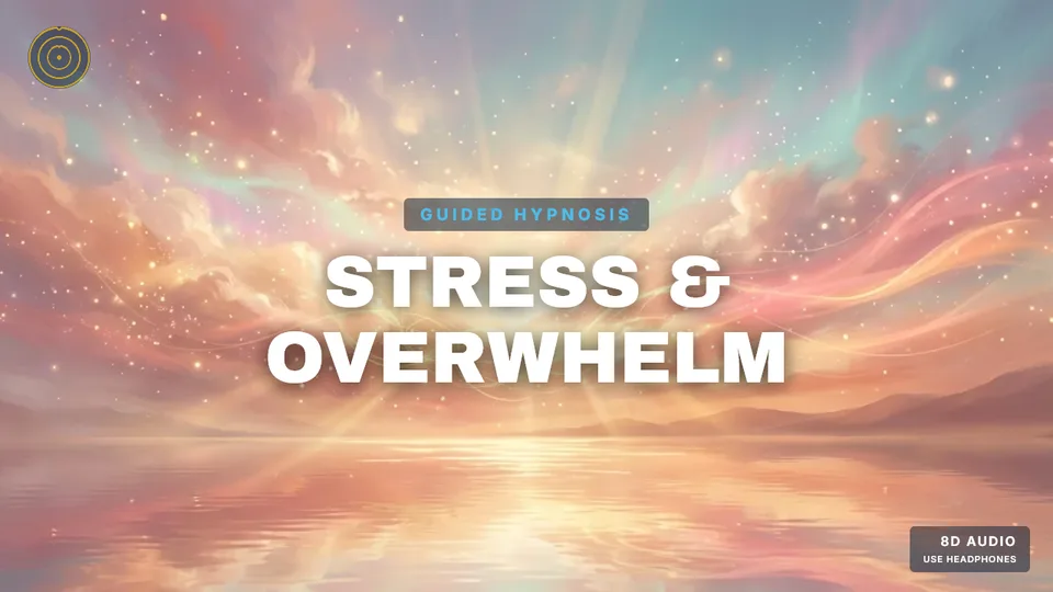 Stress & Overwhelm — guided hypnosis session cover art